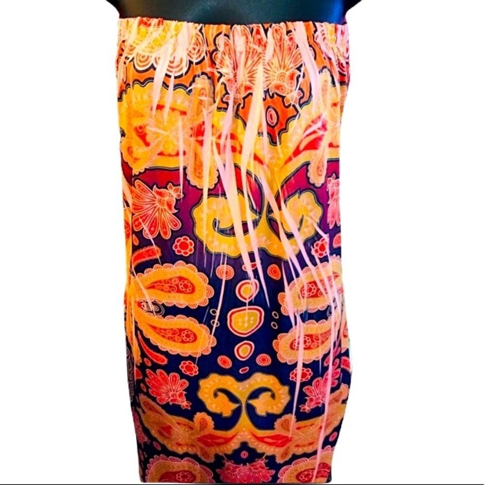 One World strapless dress